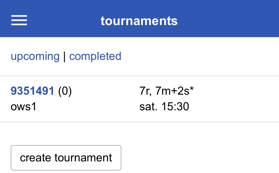 Online Oware League Tournament 306
